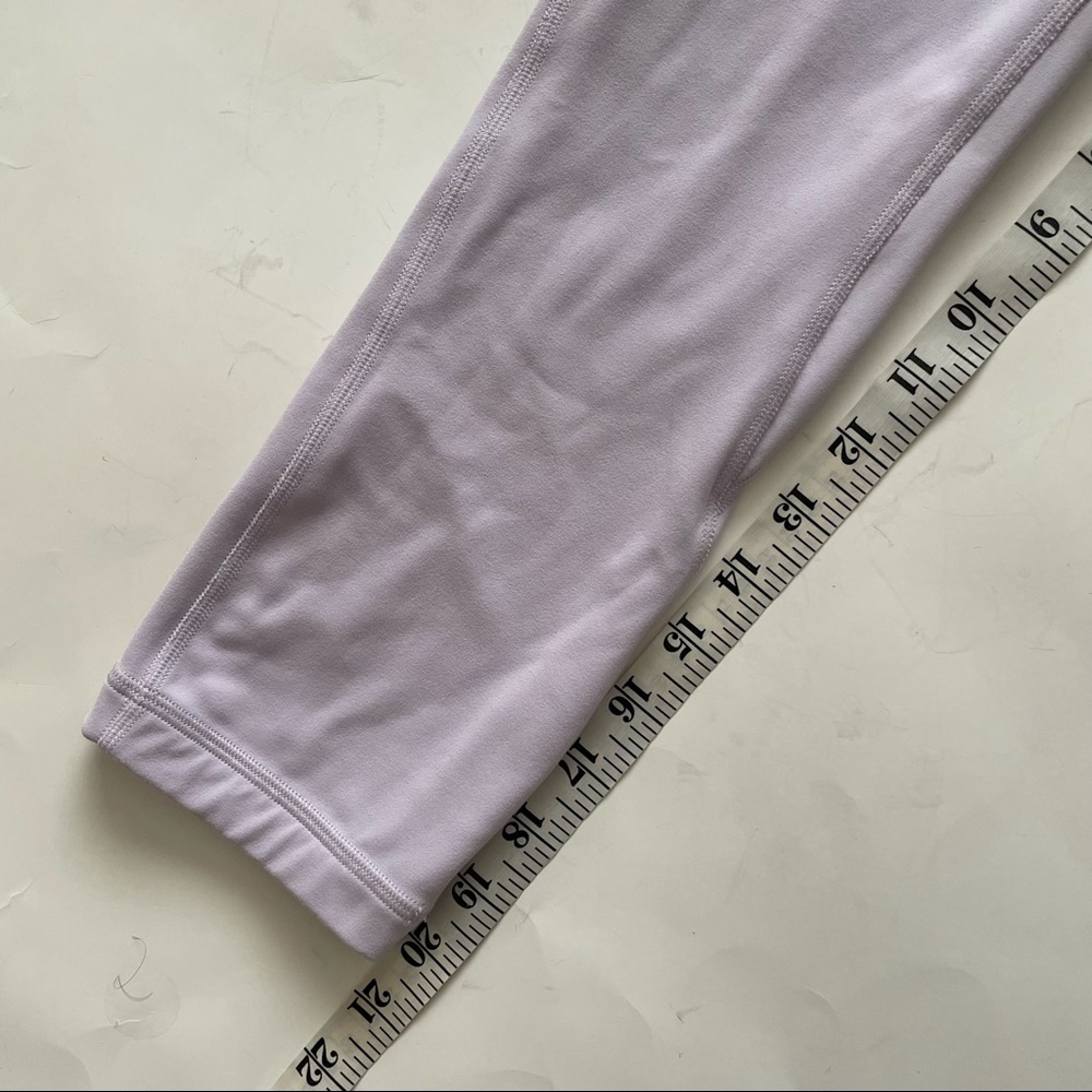 Lululemon Align buttery-soft Nulu™ Crop *21" Lavender Dew Size 4 - Picture 10 of 12